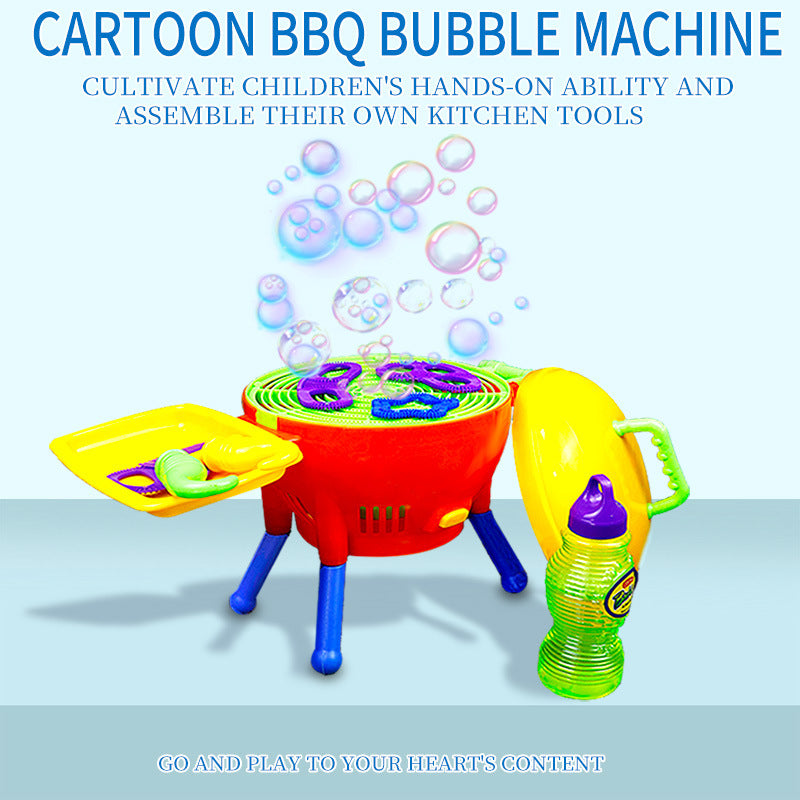 Cartoon BBQ Bubble Machine