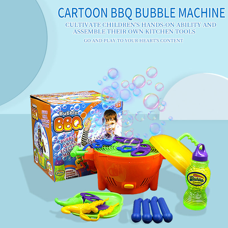 Cartoon BBQ Bubble Machine