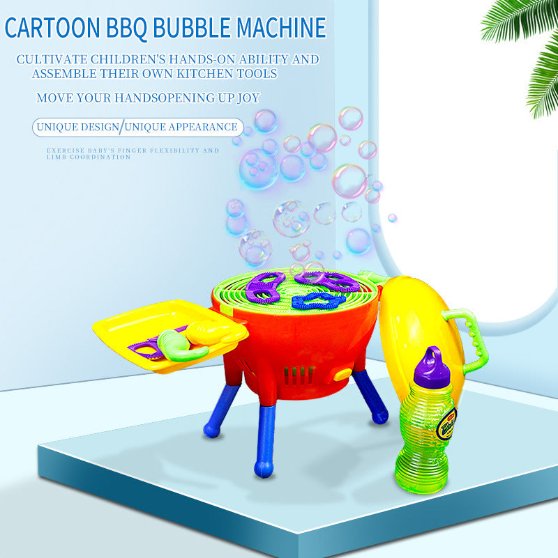Cartoon BBQ Bubble Machine