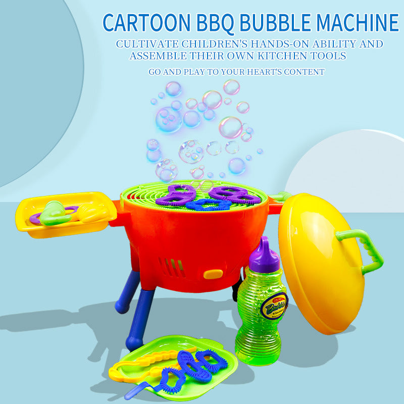 Cartoon BBQ Bubble Machine