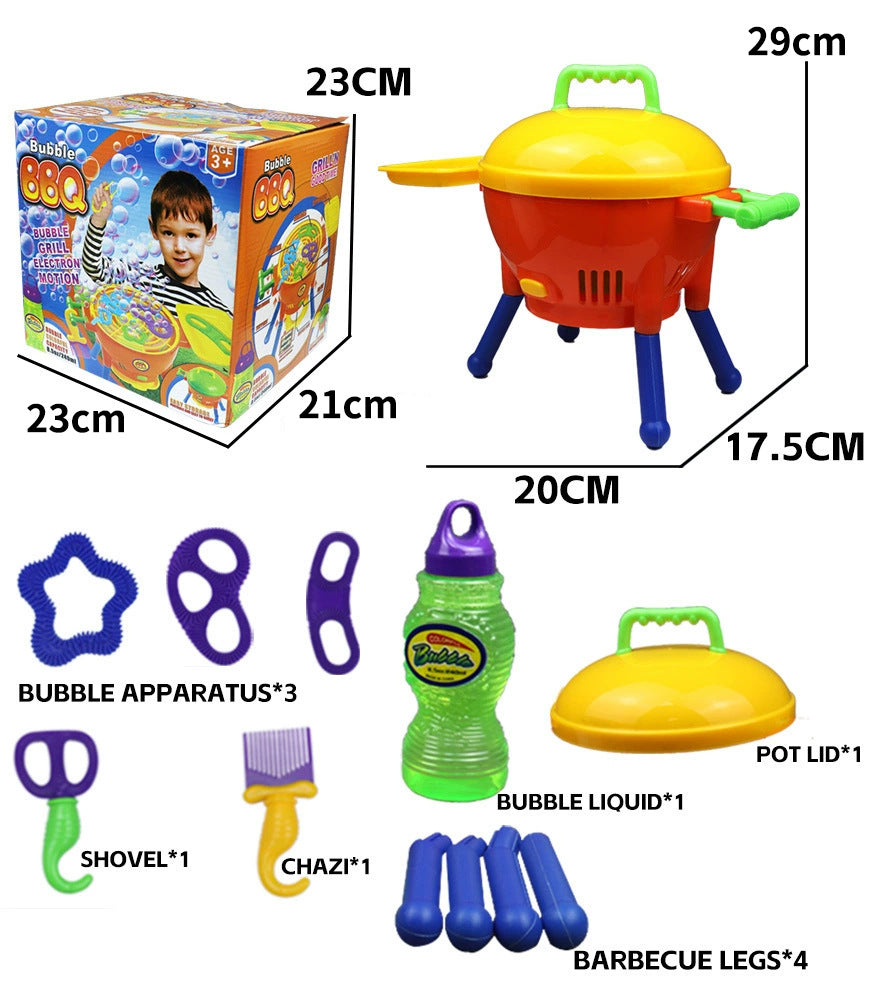 Cartoon BBQ Bubble Machine
