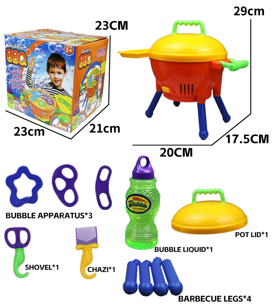 Cartoon BBQ Bubble Machine