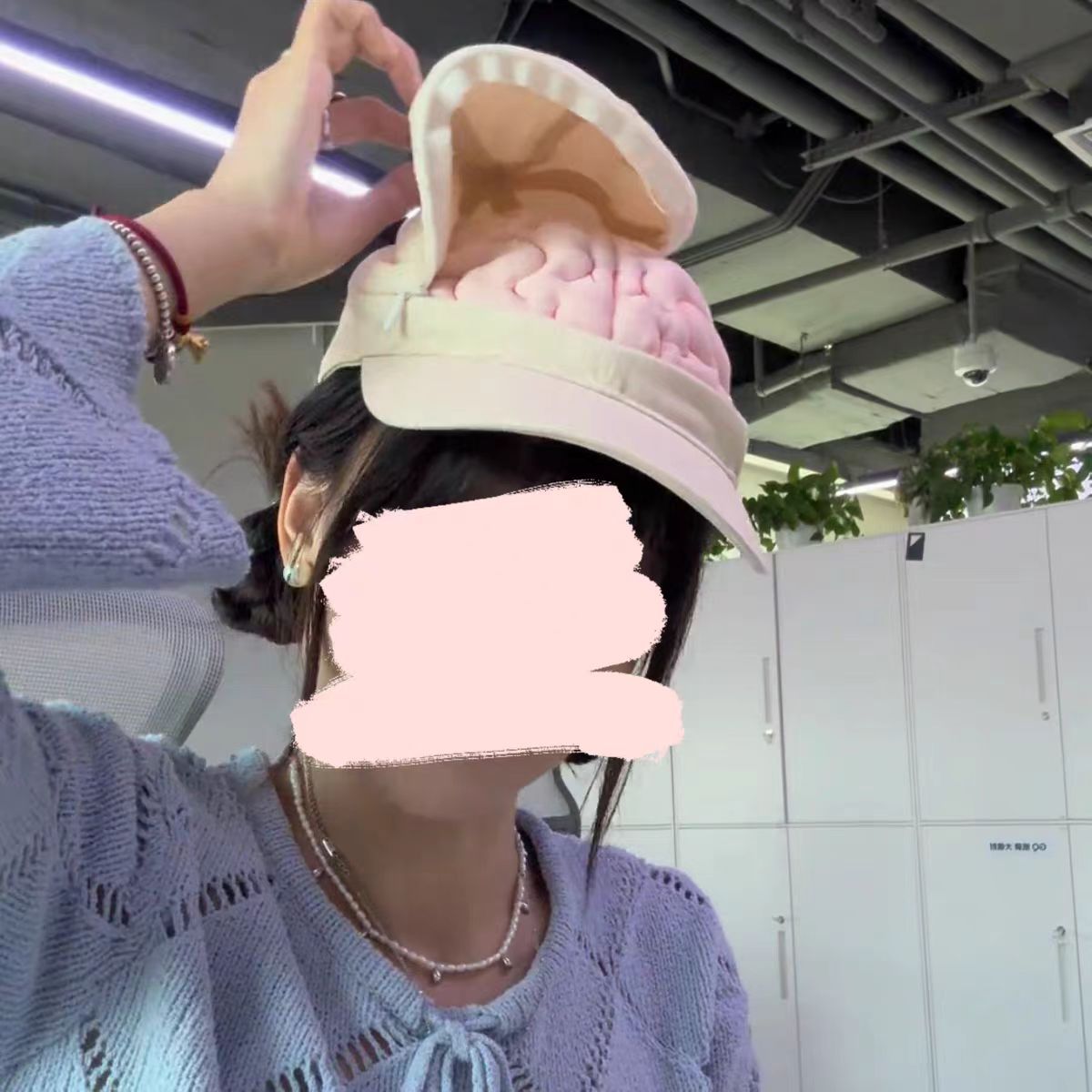 2025 new "brain cap" can be opened and closed design peaked cap