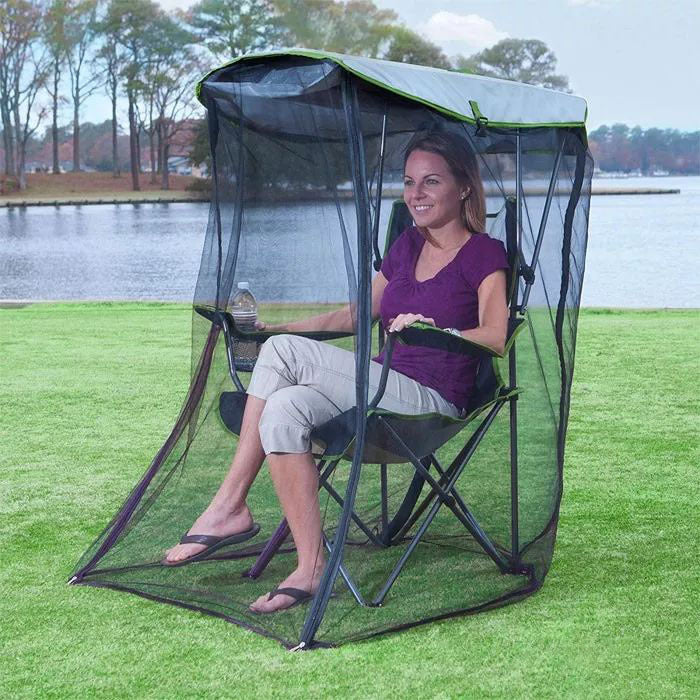 Outdoor swing garden mosquito net canopy chair insect cover