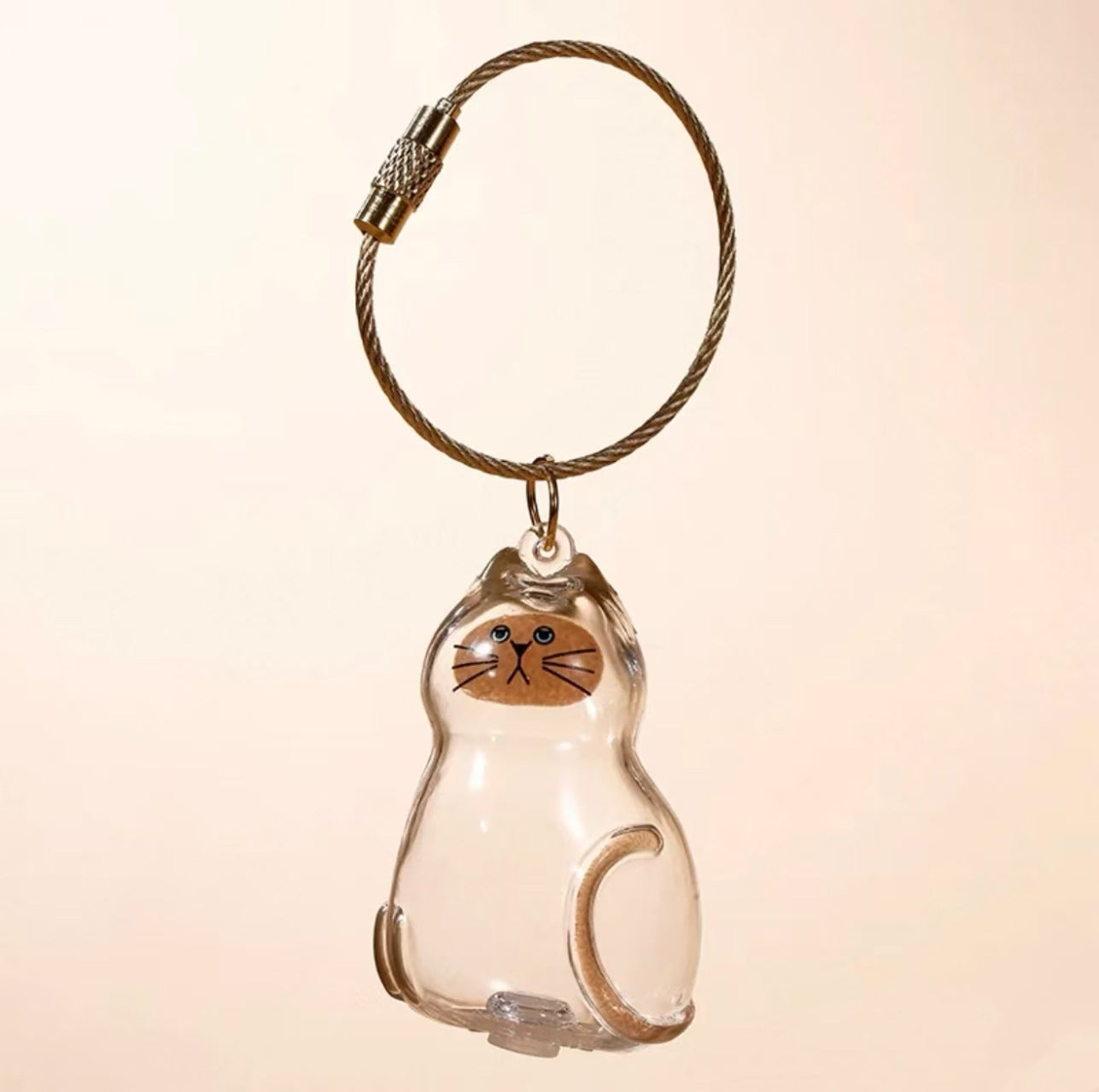 Transparent cat hair storage box charm capsule cat hair storage capsule