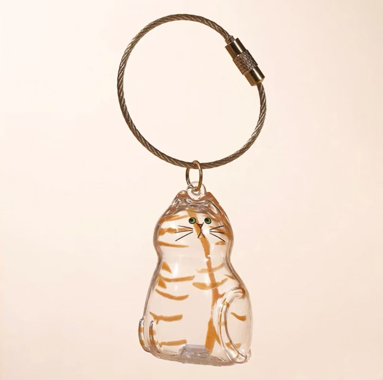 Transparent cat hair storage box charm capsule cat hair storage capsule
