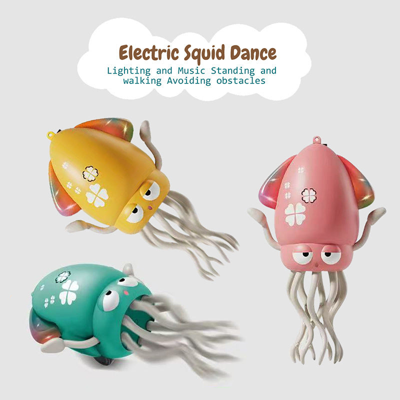 Dancing octopus octopus automatic obstacle avoidance children's trick funny decompression toy