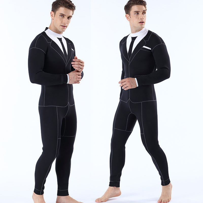 One-piece diving suit for men and women