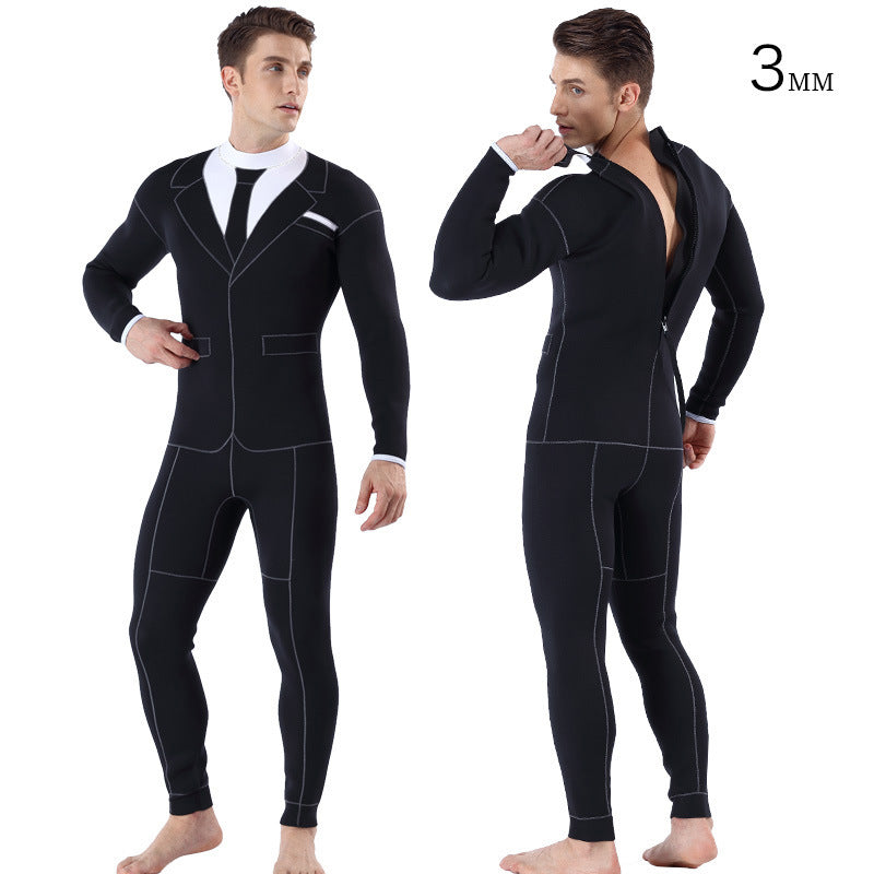 One-piece diving suit for men and women