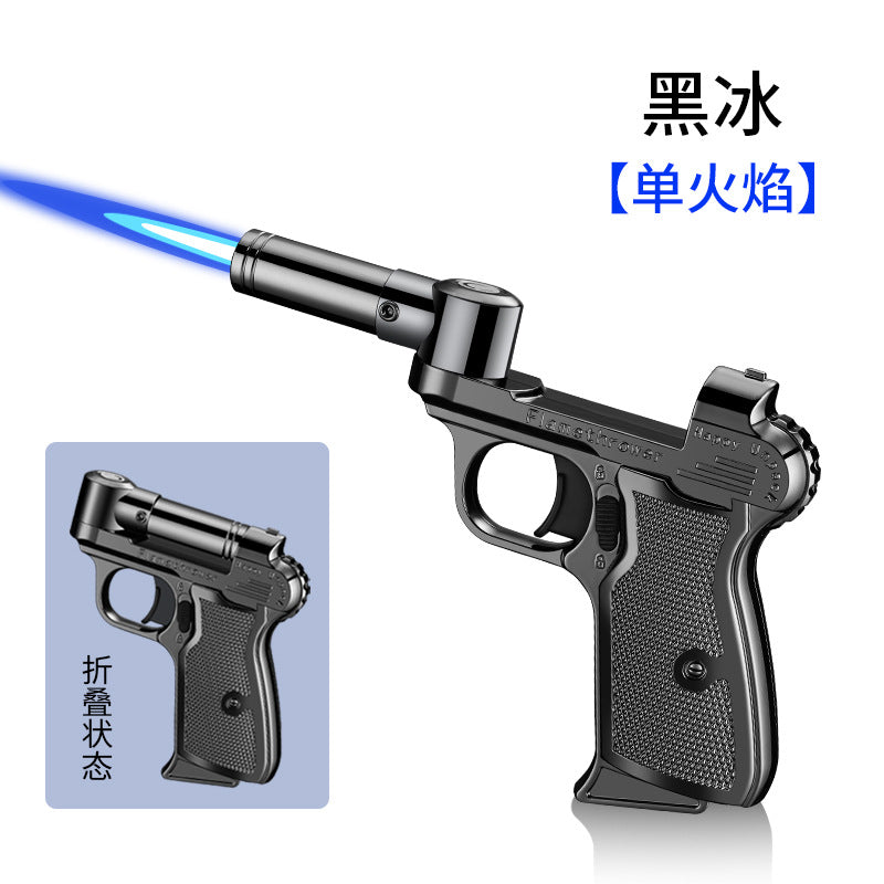New rotatable foldable nozzle welding spray gun outdoor camping barbecue ignition tool large firepower inflatable lighter