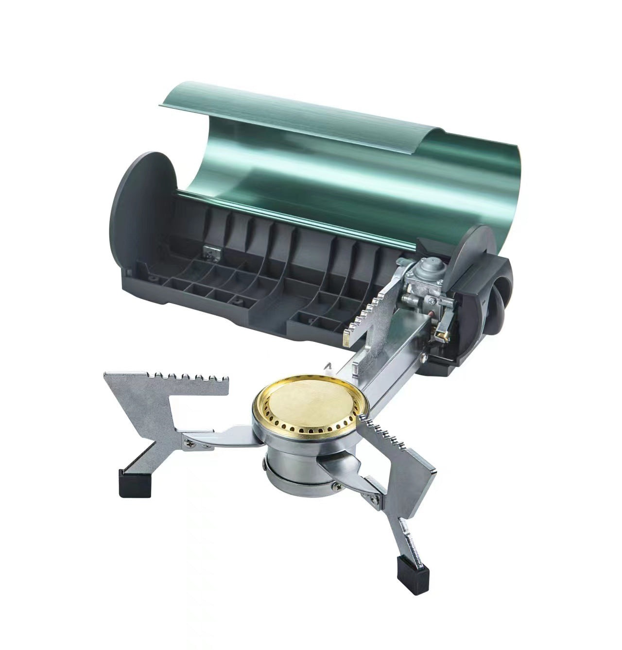 Portable outdoor folding gas stove