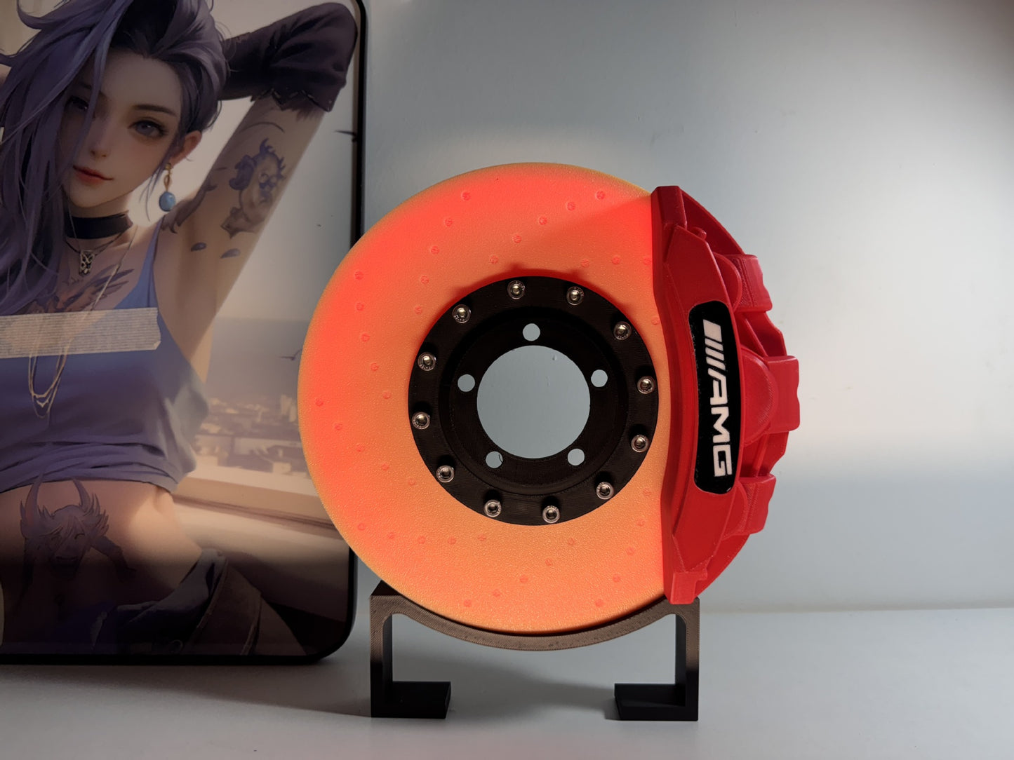 New Brembo Caliper Brake Disc Model Creative Desktop Atmosphere Light