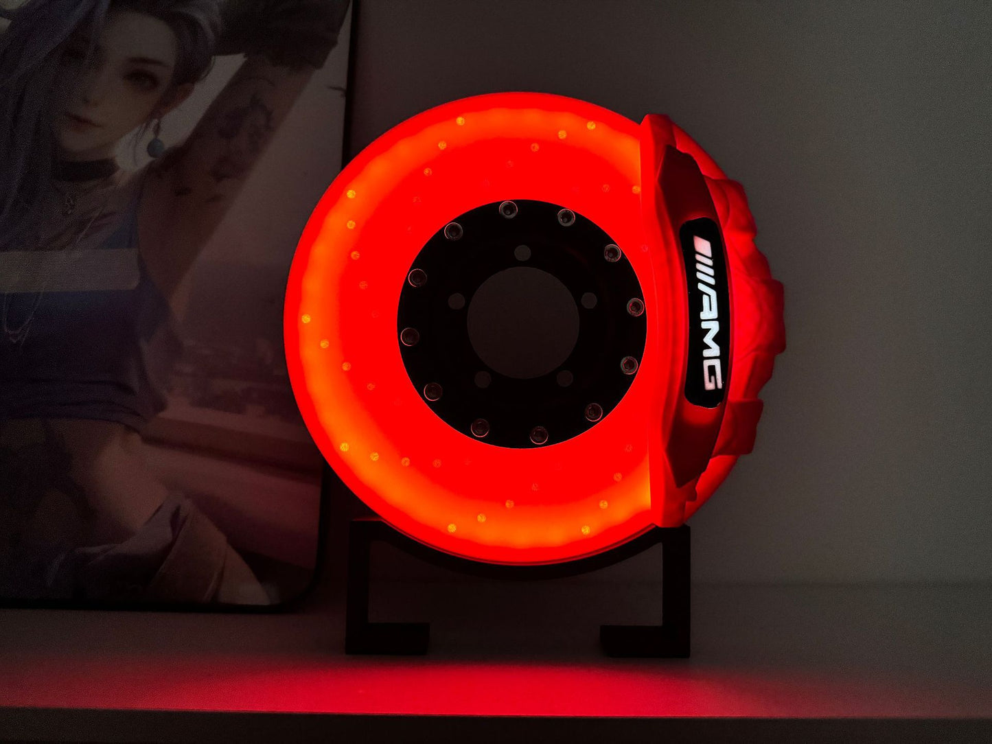 New Brembo Caliper Brake Disc Model Creative Desktop Atmosphere Light
