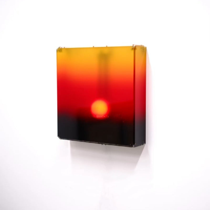 Sunset wall lamp bedroom bedside internet celebrity live broadcast background atmosphere lamp
