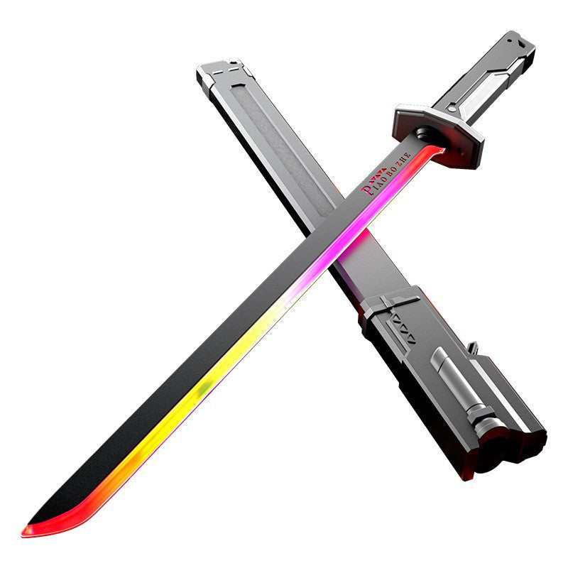 Spark lightsaber with light spray interstellar spark sword blade novel unique children's toy