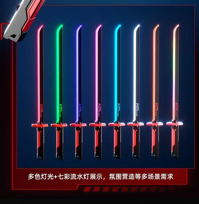 Spark lightsaber with light spray interstellar spark sword blade novel unique children's toy