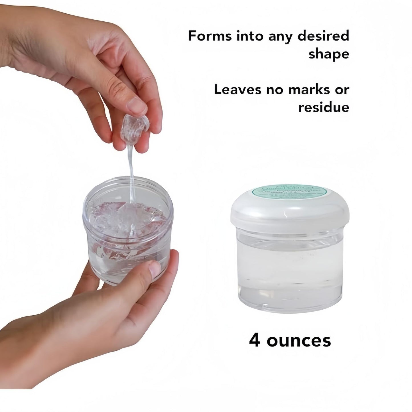 Museum glass and porcelain artwork display anti-vibration sunscreen fixing gel