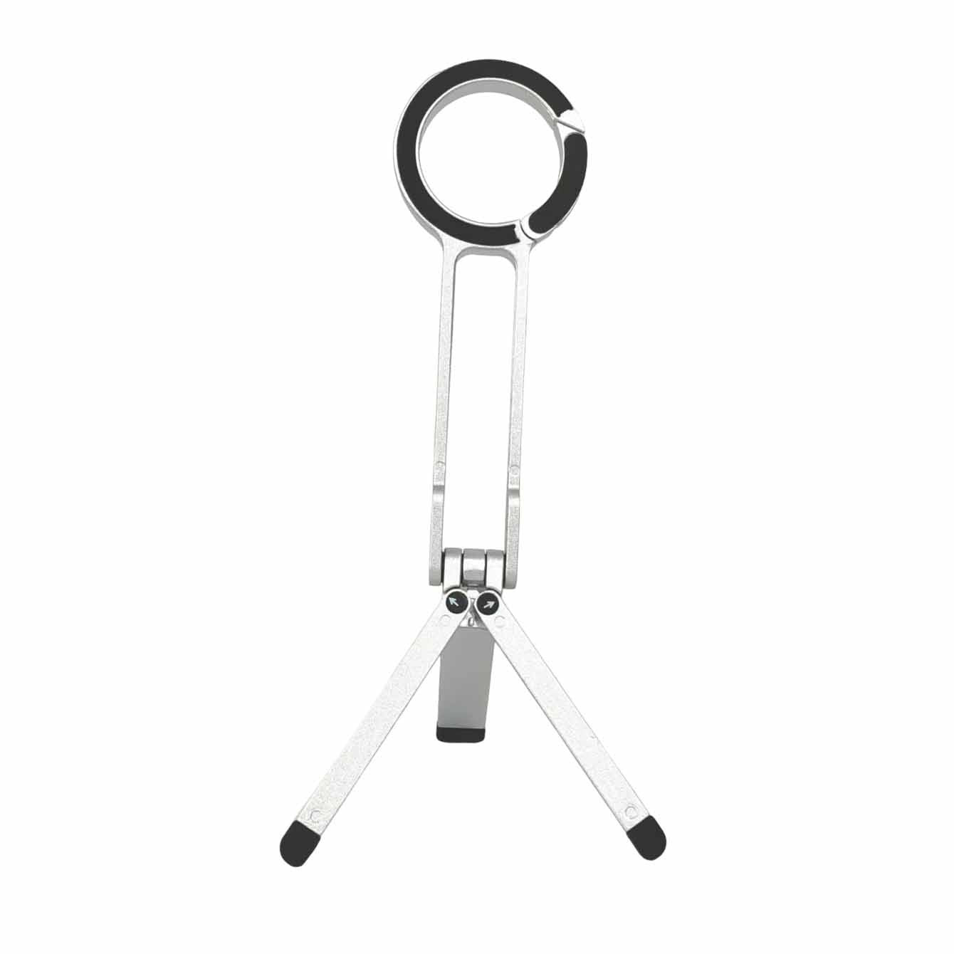 2025 New Mobile Phone Magnetic Bracket Mountaineering Buckle Multi-function Shooting Bracket Portable Live Streaming Tripod Mobile Phone Bracket