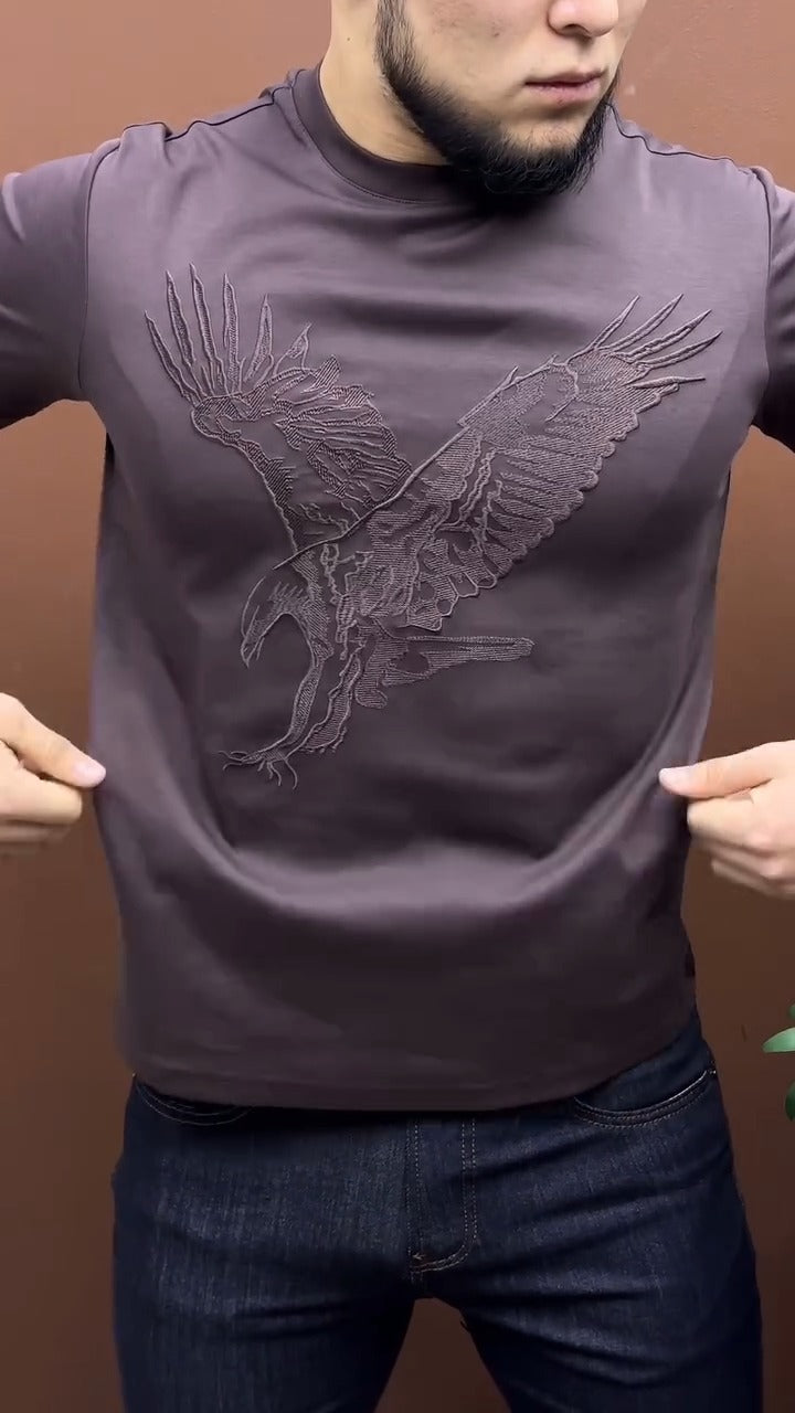 Men's Crew Neck Eagle T-Shirt