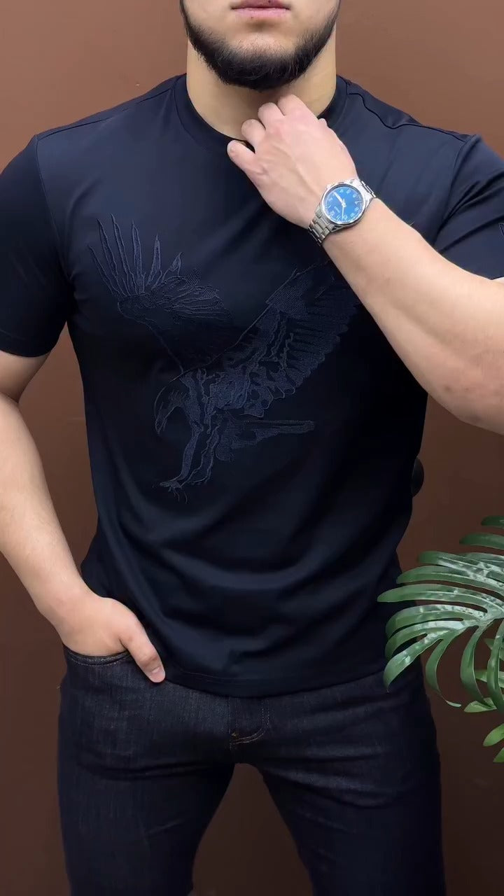 Men's Crew Neck Eagle T-Shirt
