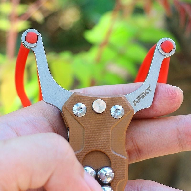 2 In 1 Multifunctional Self-defense EDC Pocket Knife Slingshot