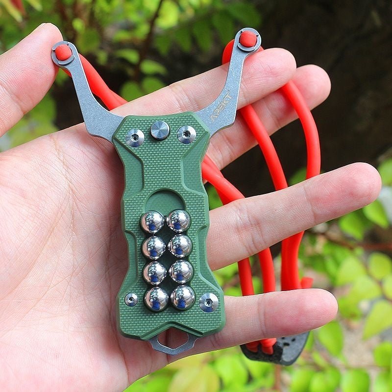 2 In 1 Multifunctional Self-defense EDC Pocket Knife Slingshot