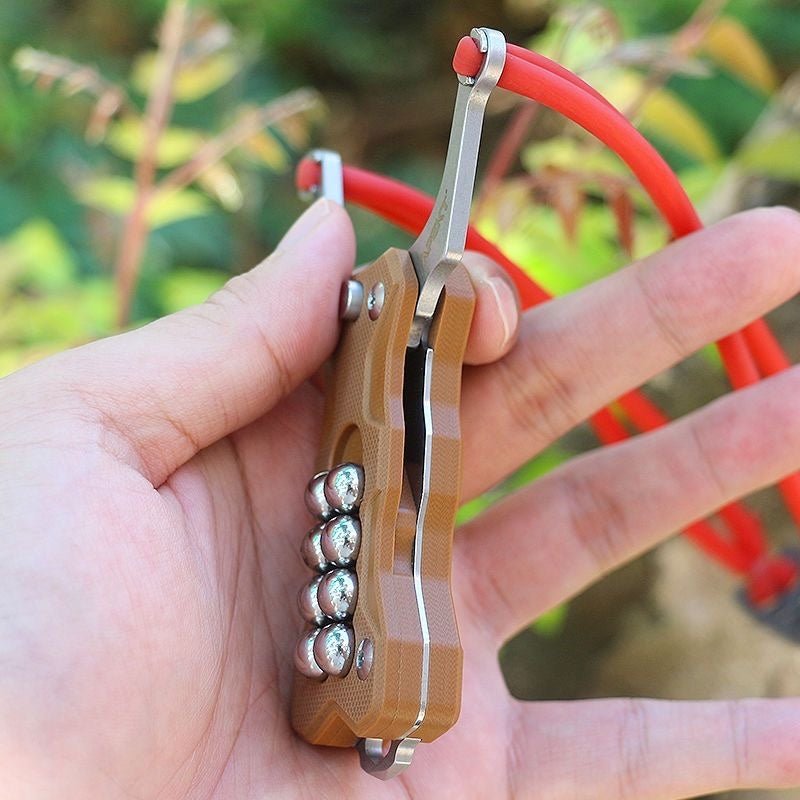 2 In 1 Multifunctional Self-defense EDC Pocket Knife Slingshot