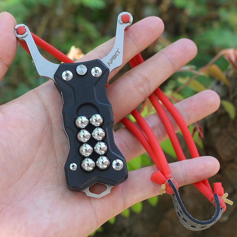 2 In 1 Multifunctional Self-defense EDC Pocket Knife Slingshot