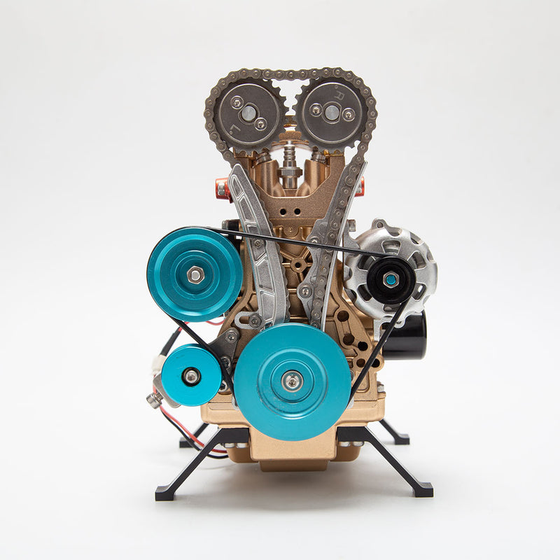 Four cylinder mini engine assembly kit, adult model engine kit
