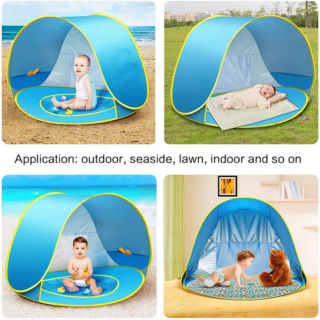 Baby Beach Shelter Tent with Folding Pool