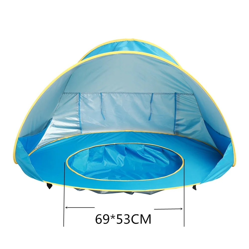 Baby Beach Shelter Tent with Folding Pool