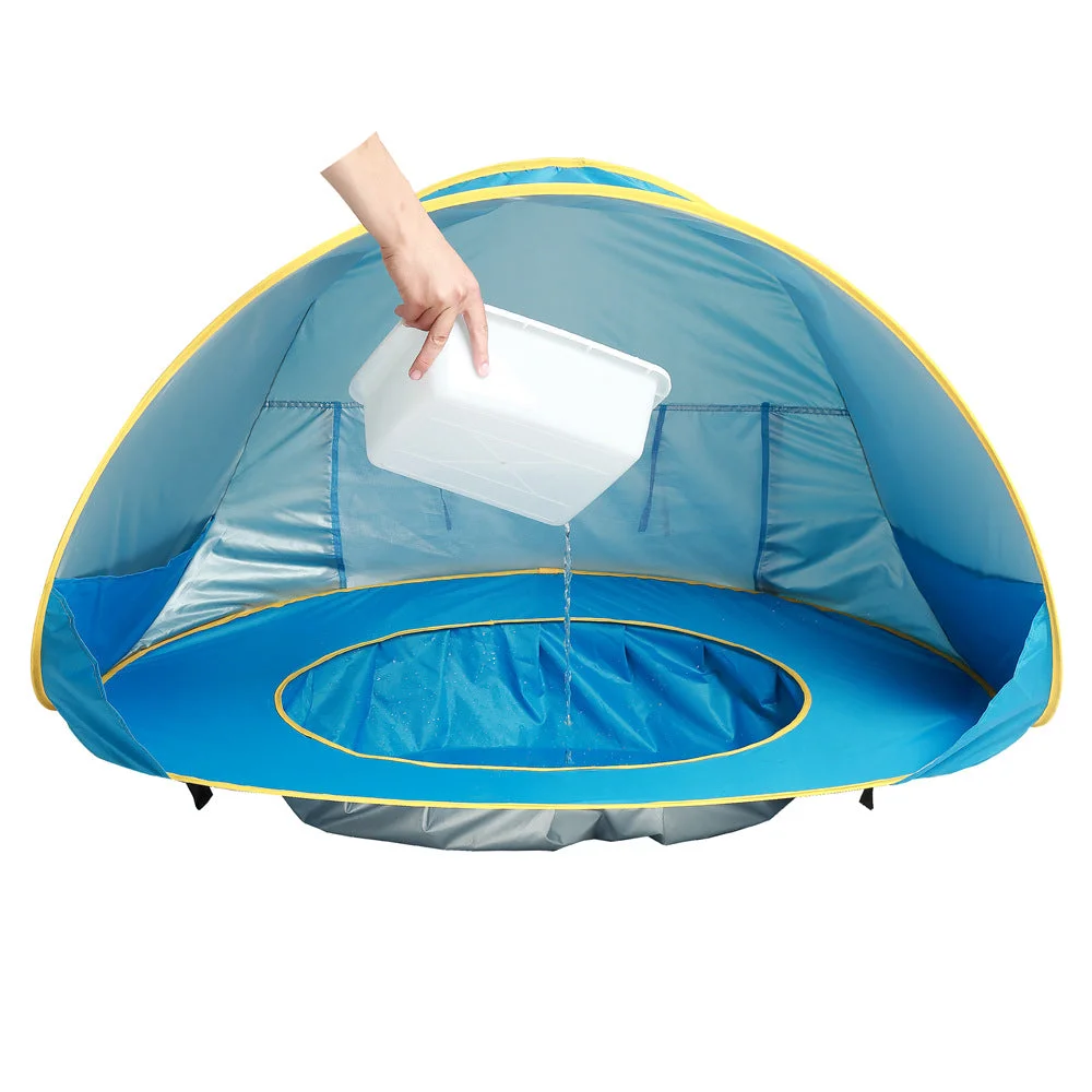 Baby Beach Shelter Tent with Folding Pool