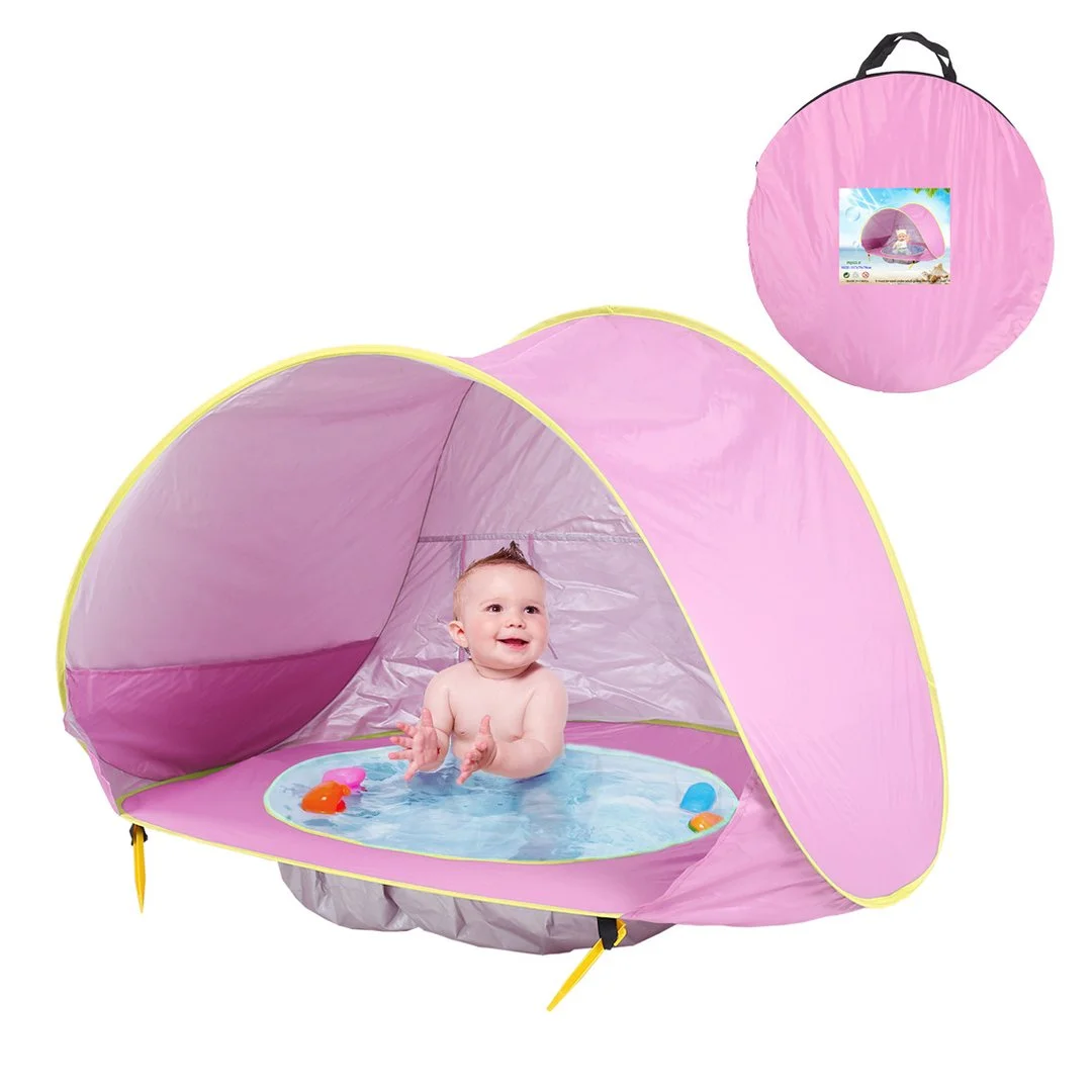 Baby Beach Shelter Tent with Folding Pool