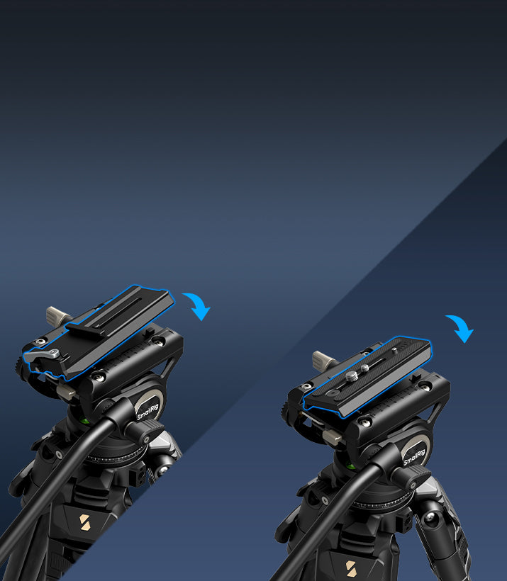 One-step locking of the camera tripod