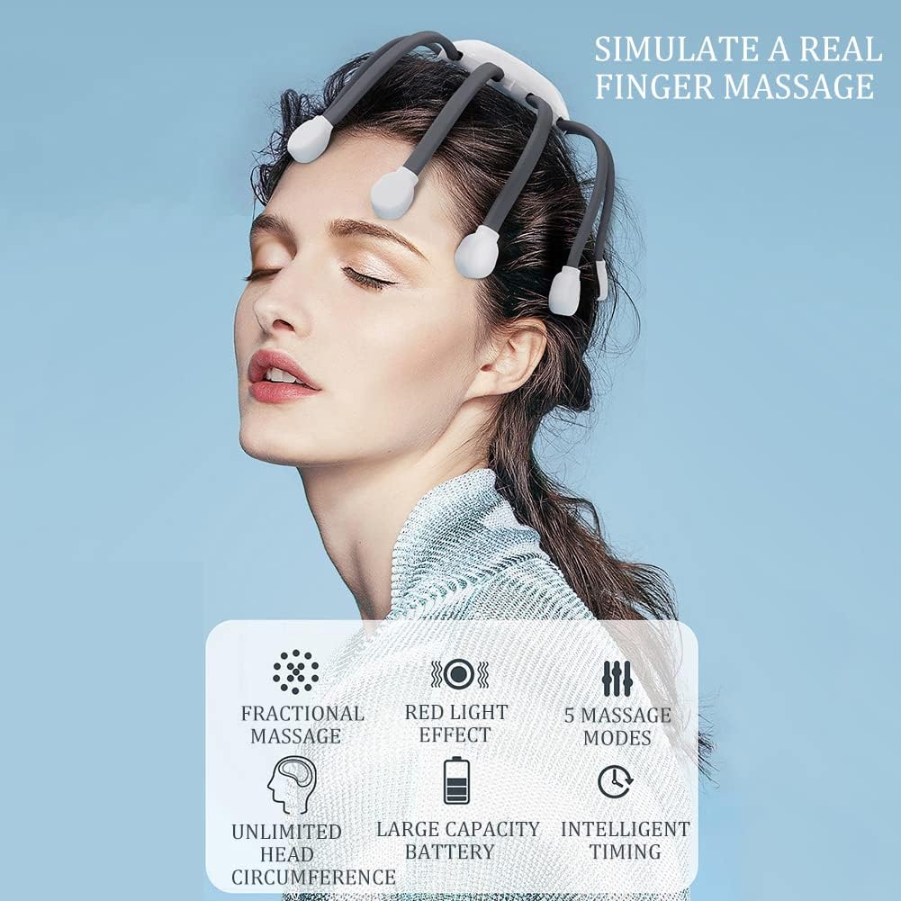 Automatic scalp massager