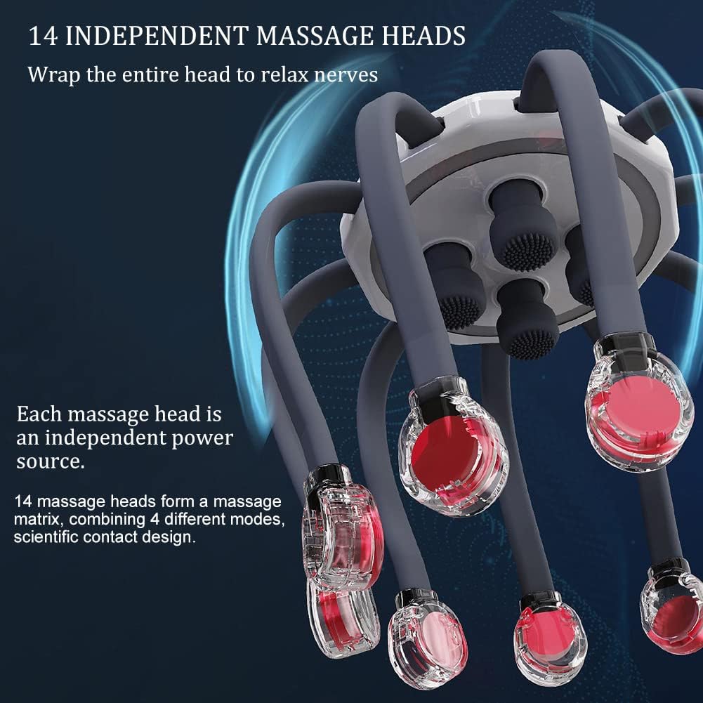 Automatic scalp massager