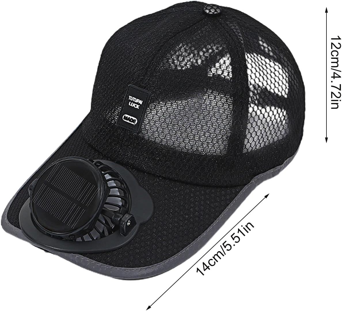Stylish Rechargeable Baseball Cap with Fan