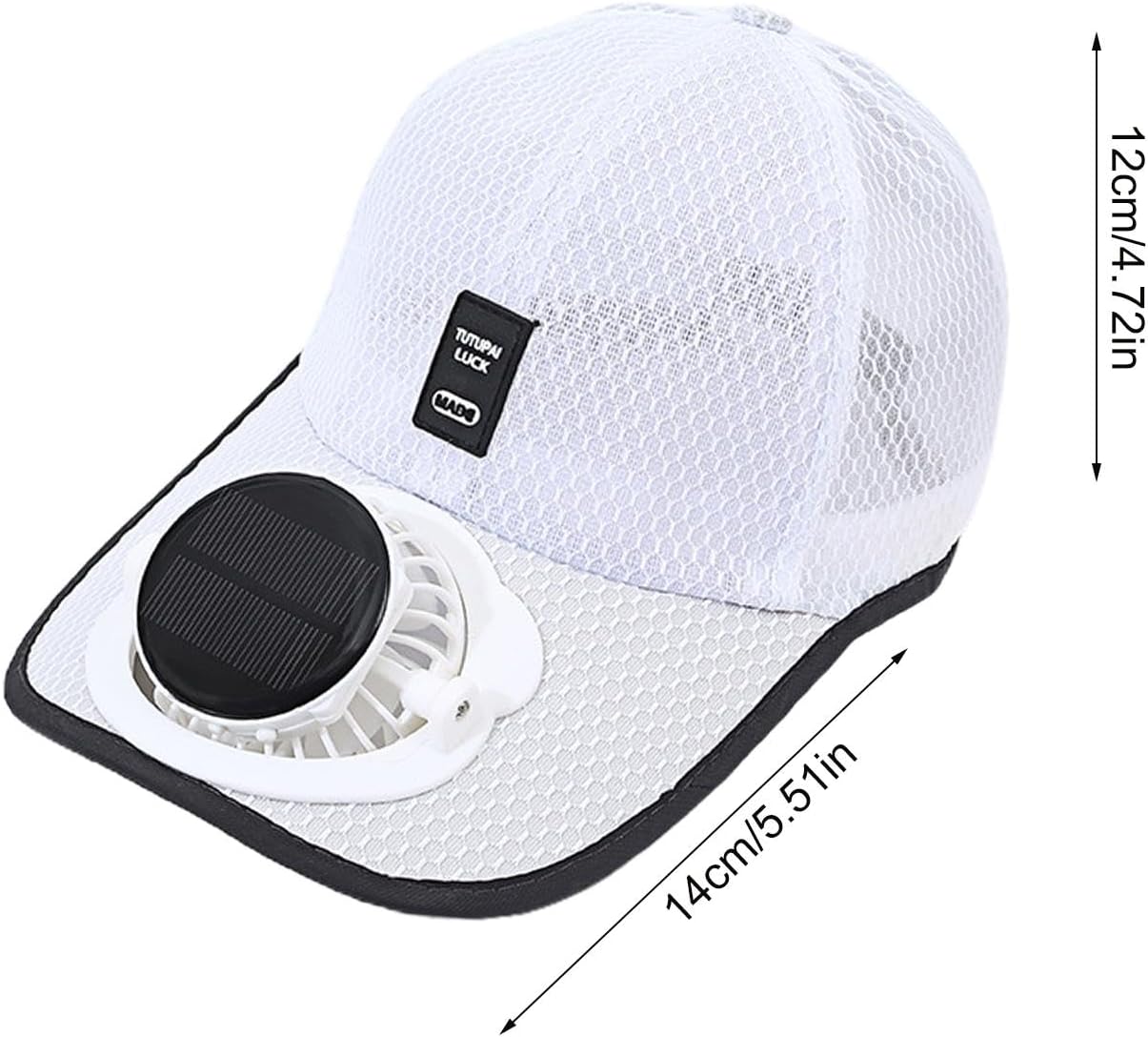 Stylish Rechargeable Baseball Cap with Fan