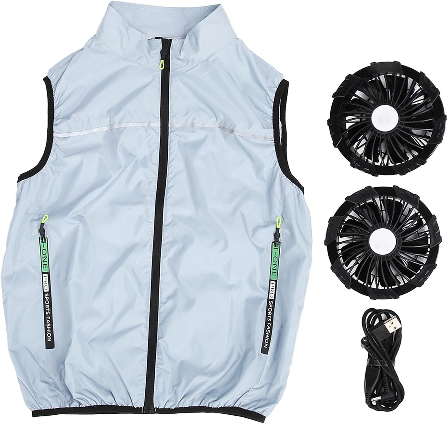 Work Clothes Vest with Fan