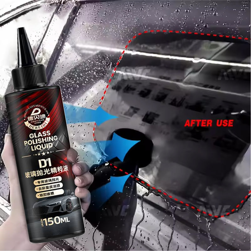 Car Glass Polishing Compound Windshield Cleaner Glass Oil Film Remover