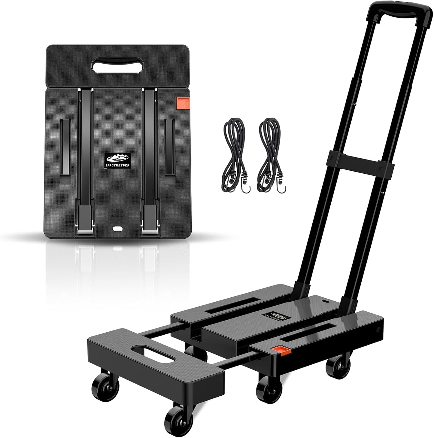Folding Trolley, 500 lb Heavy Duty Luggage Trolley
