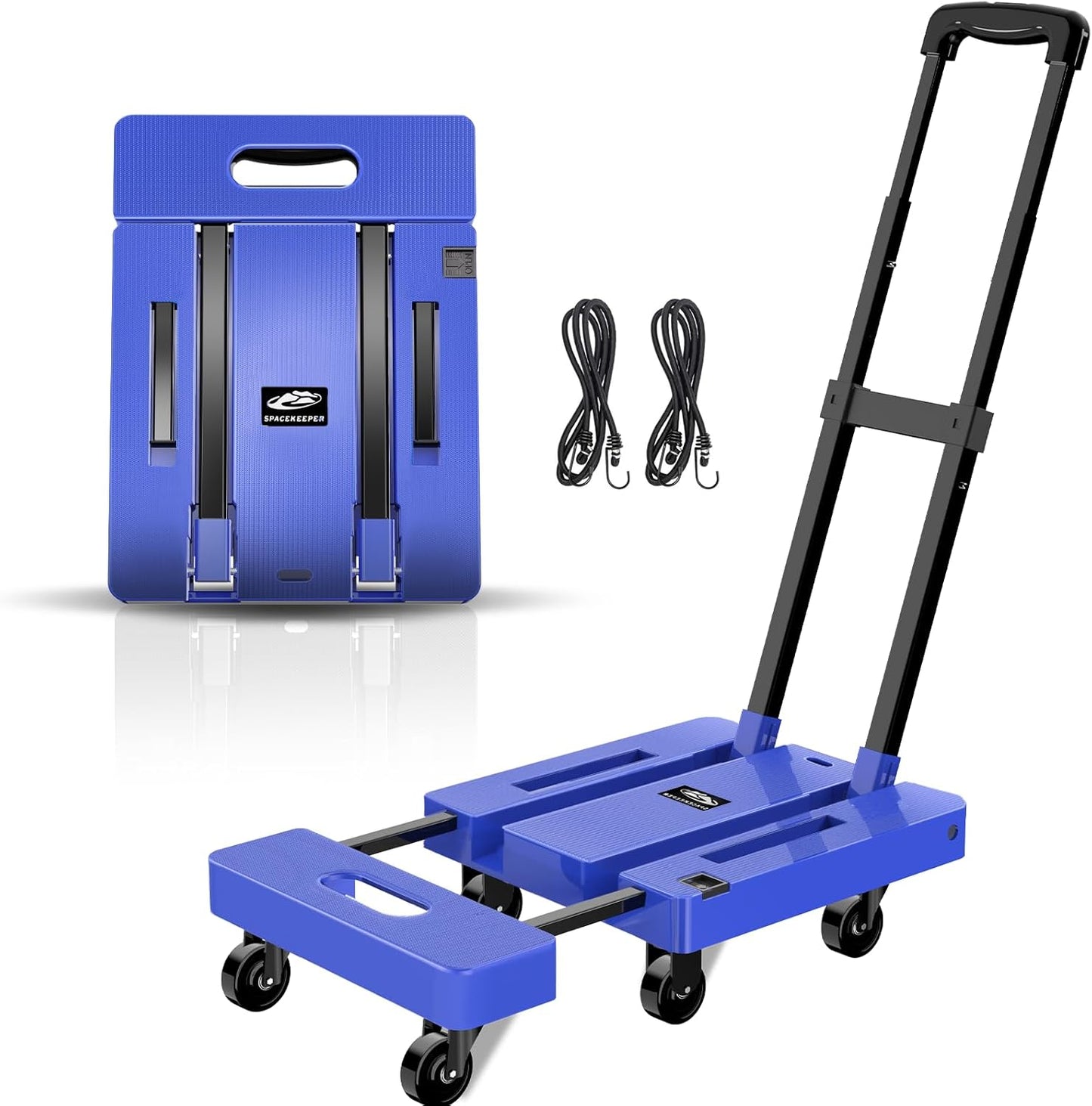 Folding Trolley, 500 lb Heavy Duty Luggage Trolley