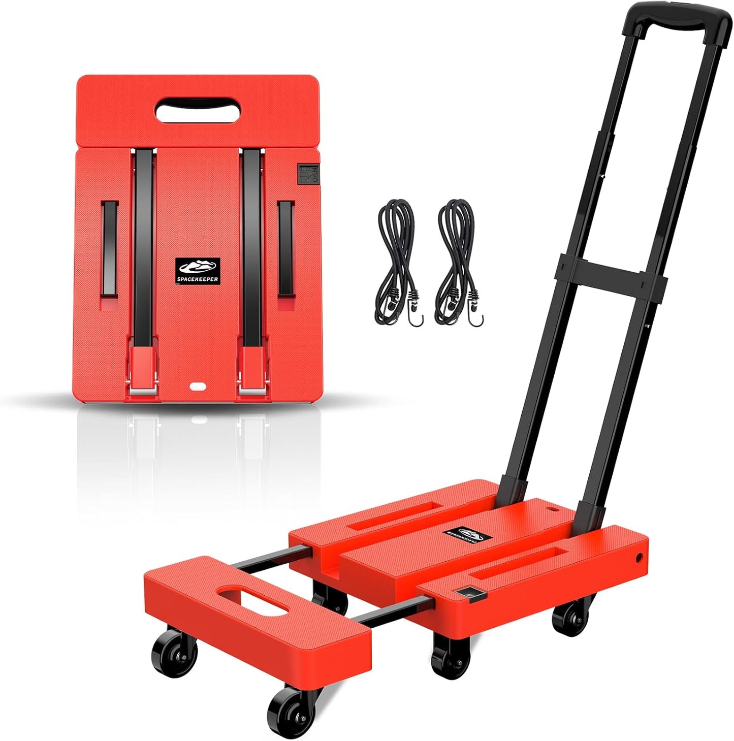 Folding Trolley, 500 lb Heavy Duty Luggage Trolley