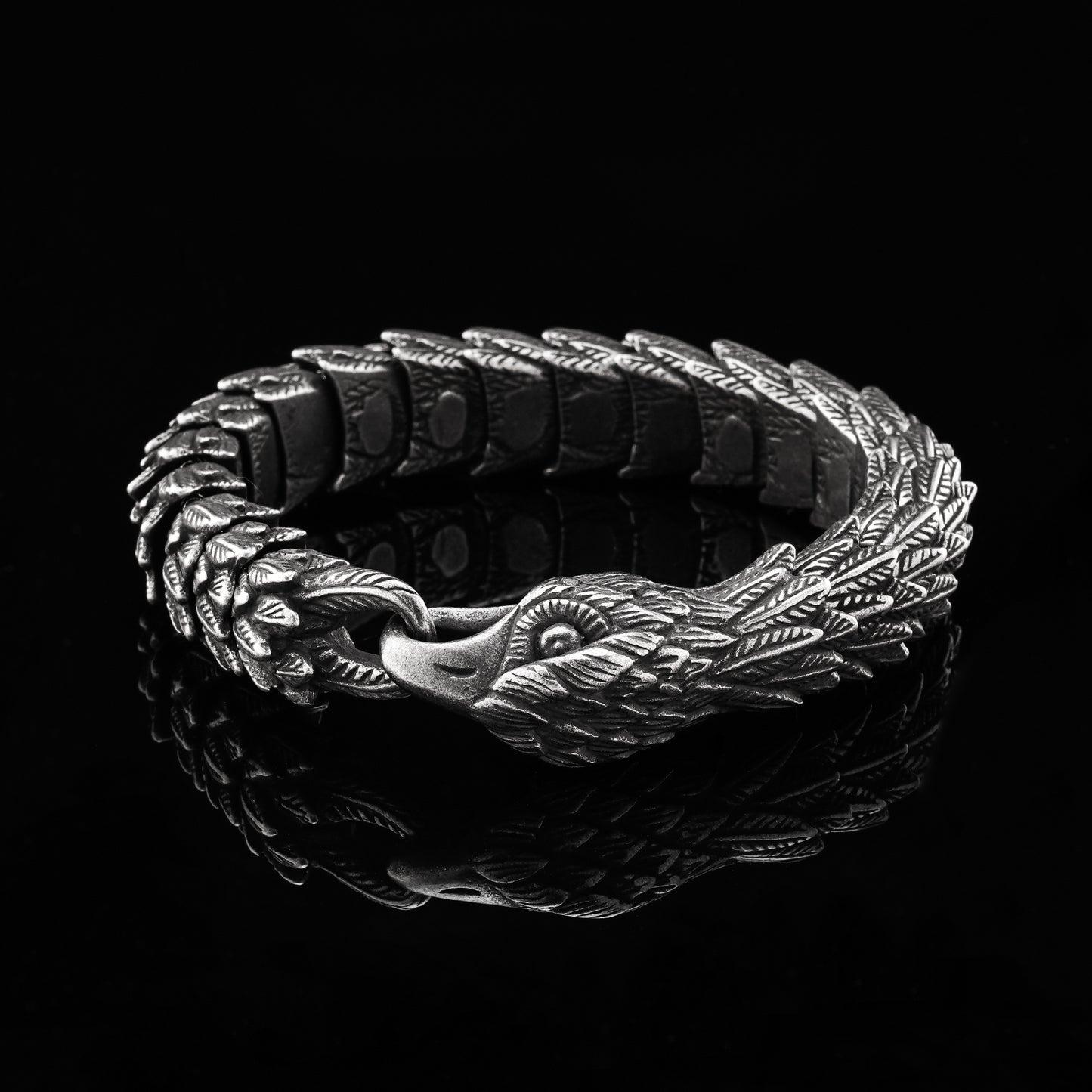 Vintage Eagle Titanium Steel Bracelet