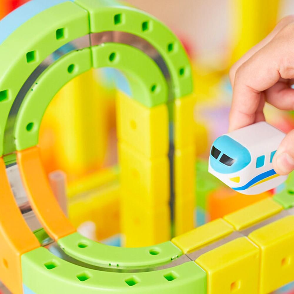 Magic Track Cube Children's High-speed Railway Train