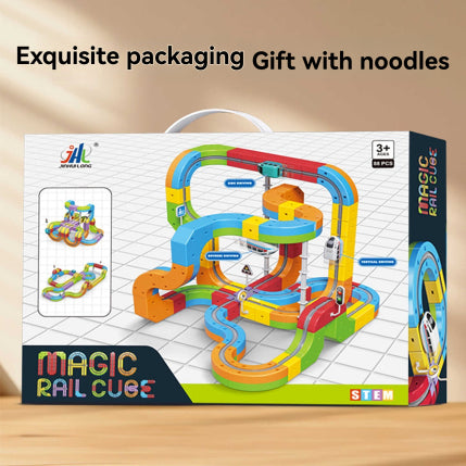 Magic Track Cube Children's High-speed Railway Train