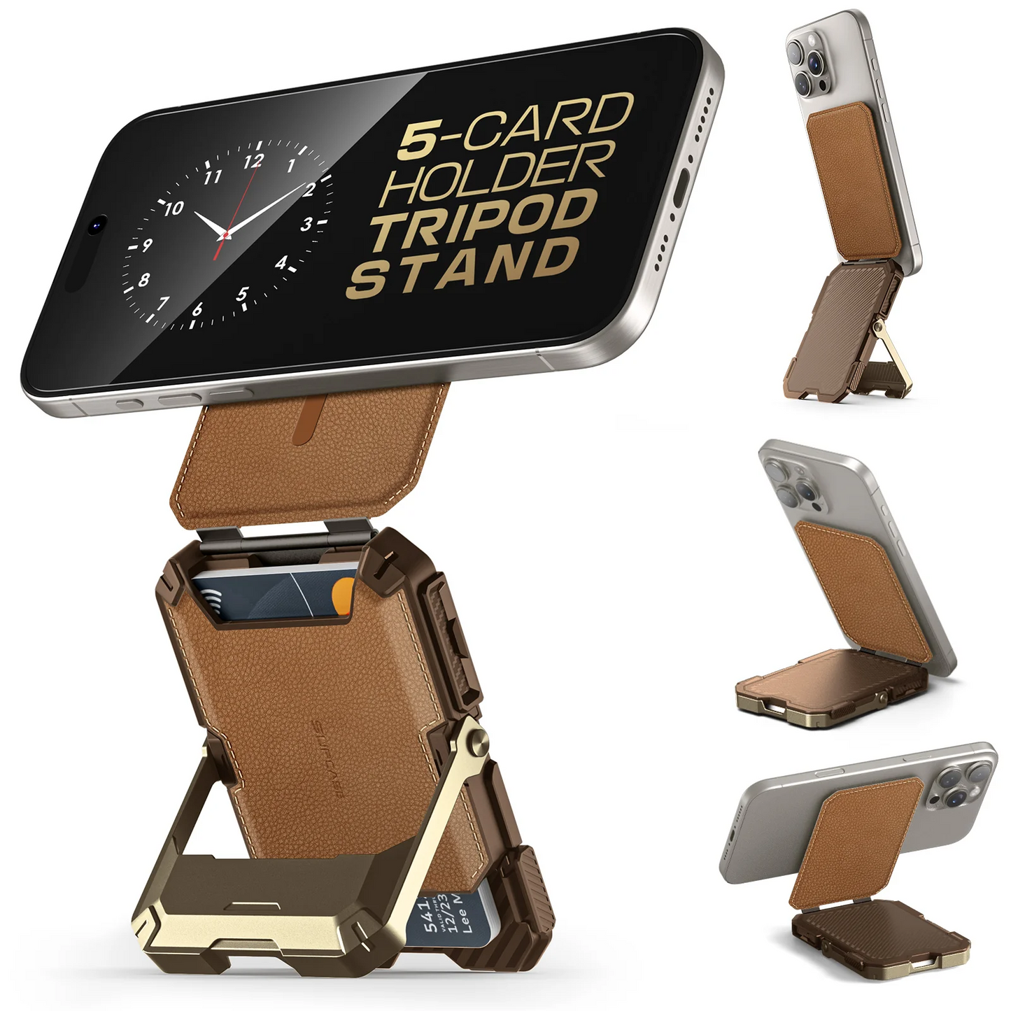 Magnetic Wallet with Stand
