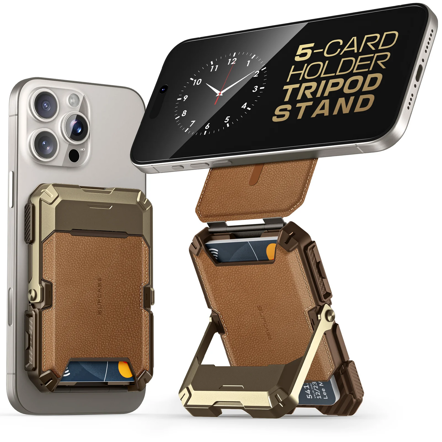 Magnetic Wallet with Stand