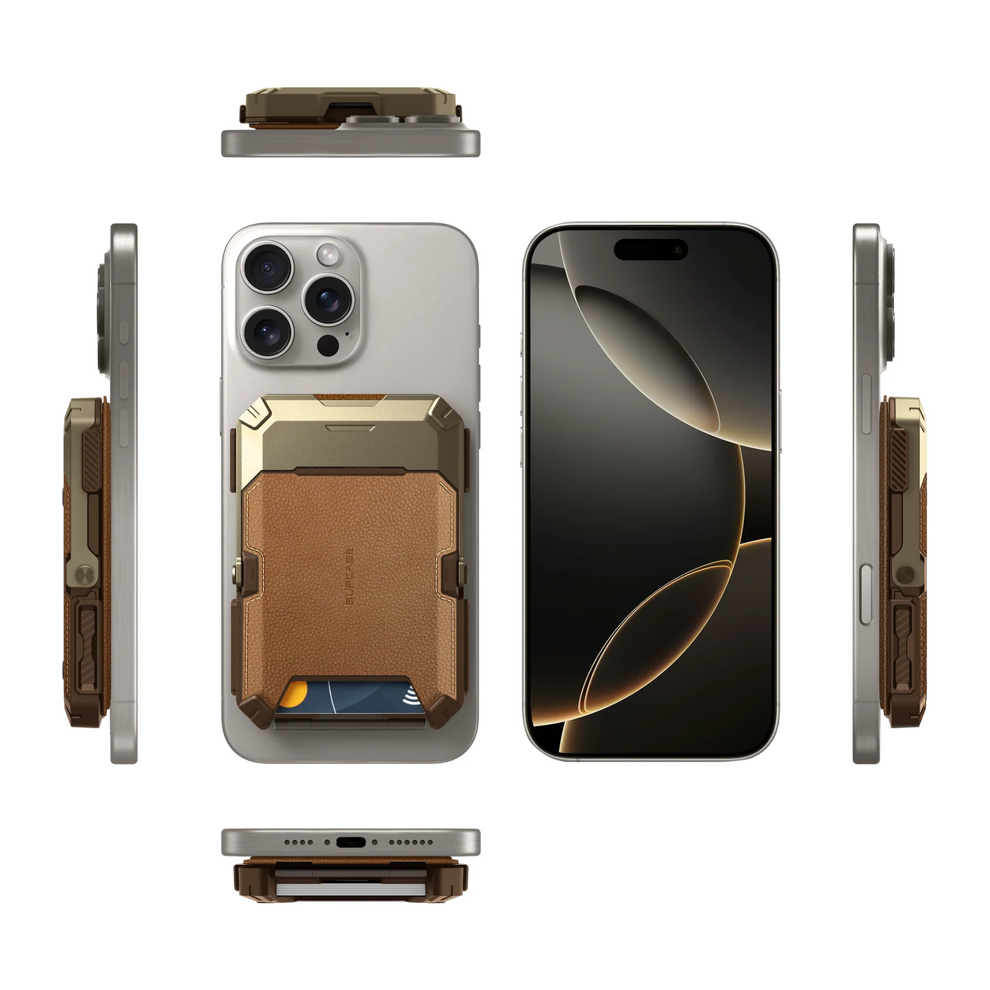 Magnetic Wallet with Stand