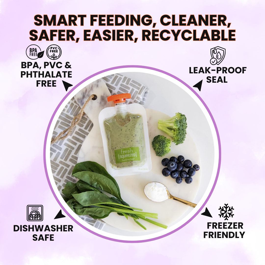 Children's fruit puree squeezer food supplement machine